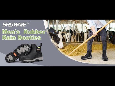 Showave Men's Waterproof Hunting Boots