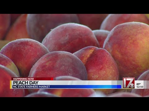 Thursday is Peach Day at the State Farmers Market!