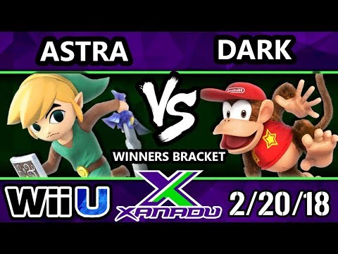 S@X 242 Smash 4 - Astra (Toon Link) Vs. Dark (Diddy Kong, Bayonetta) - SSB4 Winners Bracket