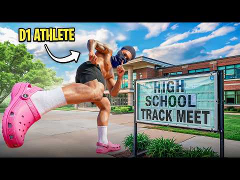 Ich habe mich in ein Leichtathletik-Meeting eingeschlichen und den Krokodil-Weltrekord gebrochen.