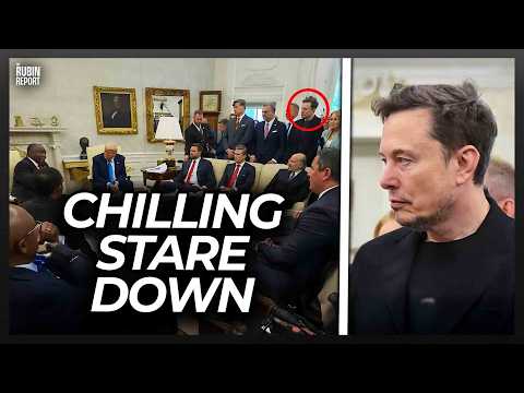 Watch Elon Musk’s Chilling Stare Down of South African President