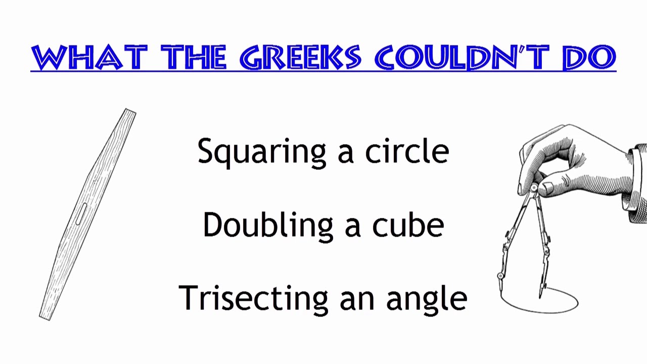 3 Impossible Straightedge & Compass Constructions (12 Days of Christmas)