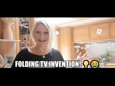 The Wanderer Van Life - Genius Folding TV Invention for Caravan