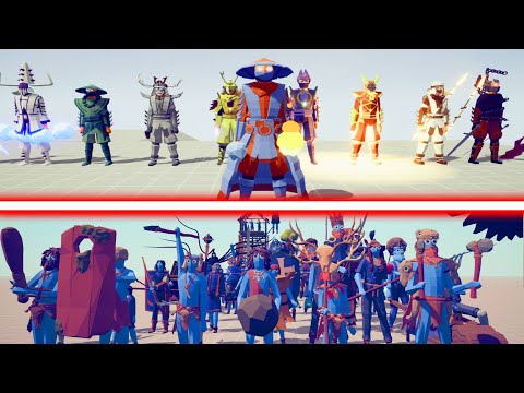 ICE - FIRE SENSEI OF ALL SENSEI vs EVERY FACTION | Totally Accurate Battle Simulator TABS