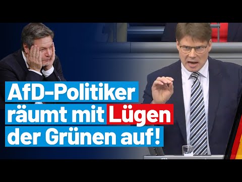 Energiepolitik: Steffen Kotré räumt mit grünen Lügen auf! - AfD-Fraktion im Bundestag