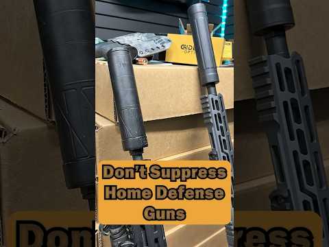Verwenden Sie KEINEN Schalldämpfer zur Heimverteidigung!