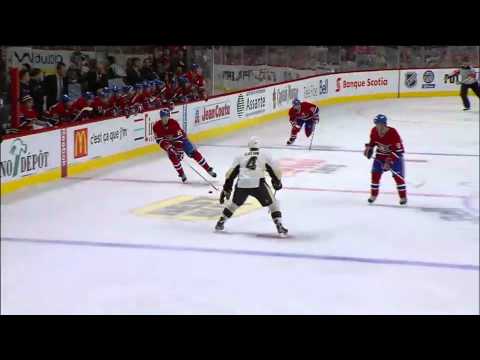 Canadiens vs Penguins Brian Gionta 6-6 2013/3/2