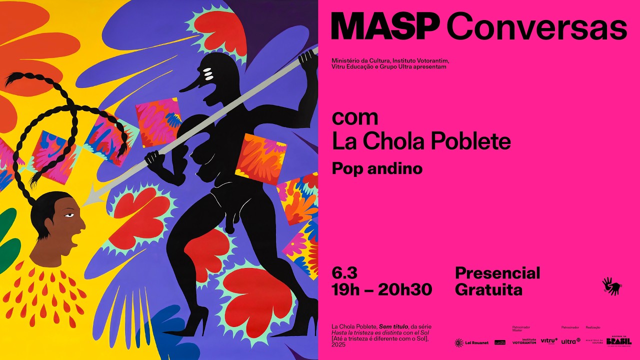 MASP Conversas com La Chola Poblete | 06.03.2026 (Áudio original)