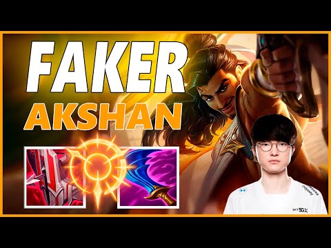 ⚡FAKER AKSHAN MID GAMEPLAY⚡SEASON 12 LEAGUE OF LEGENDS