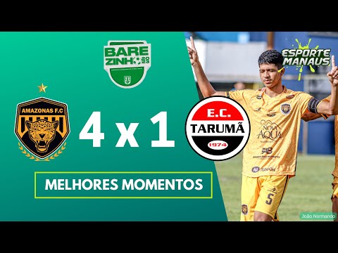 AMAZONAS 4 x 1 TARUMÃ | MELHORES MOMENTOS | 1ª RODADA DO BAREZINHO SUB-20 2023