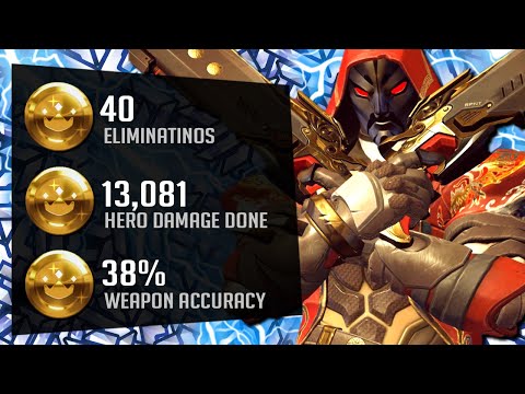 Spirit Insane Reaper - 40 elims! [ Overwatch Season 26 Top 500 ]