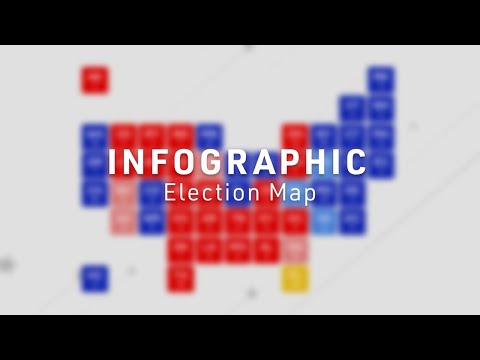 US Presidential Election Infographic Map - After Effects Template
