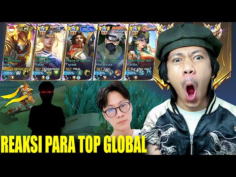 REACTION OF TOP GLOBAL 1 HEROES TO THE FEROCITY OF ALDOUS MARKOCOP - Mobile Legends