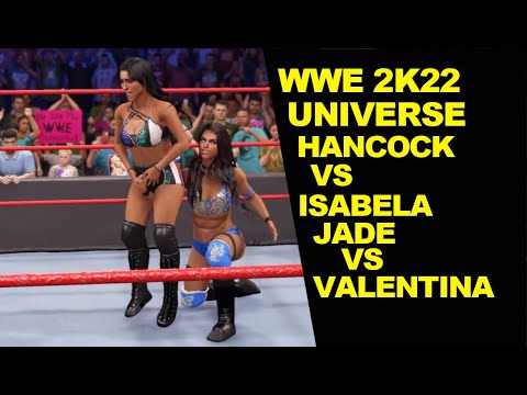 WWE 2K22 Universe Isabela & Miss Hancock & Jade & Valentina Feroz