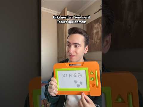 Eski nesil ve yeni nesil tablet kullanmak