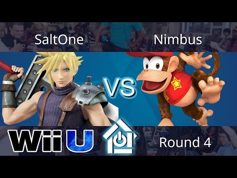 Gwinnett Brawl 3/4/17 - SaltOne (Cloud) vs Nimbus (Diddy Kong) - Smash 4 Round 4