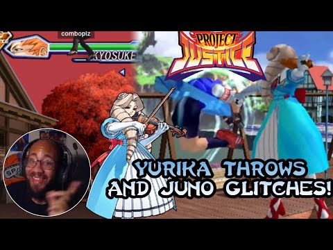YURIKA THROWS AND JUNO GLITCHES! | Tiffany/Kyoko/Yurika | Project Justice | Fightcade Online Matches