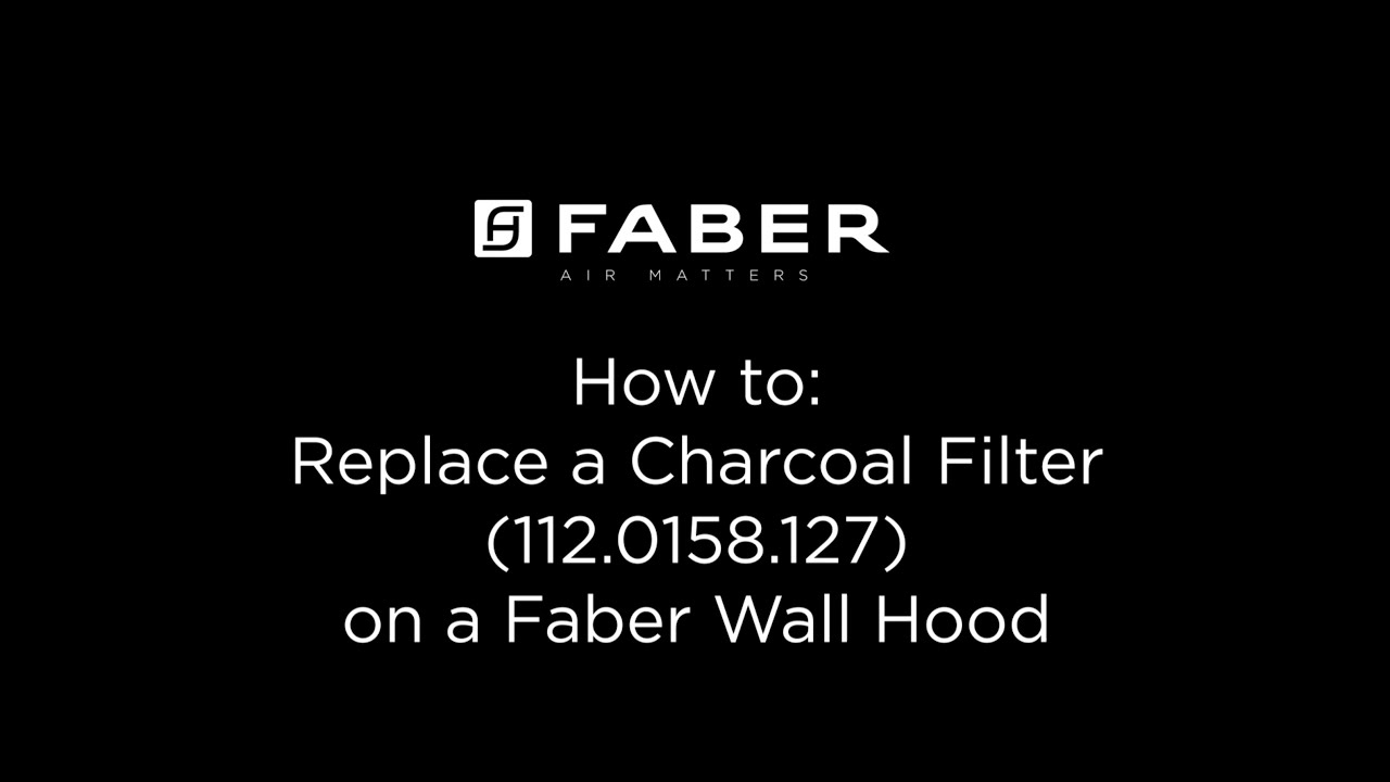 Faber Cooker Hoods - How to fit a Charcoal Filter 112.0158.127 on a Faber Wall Hood