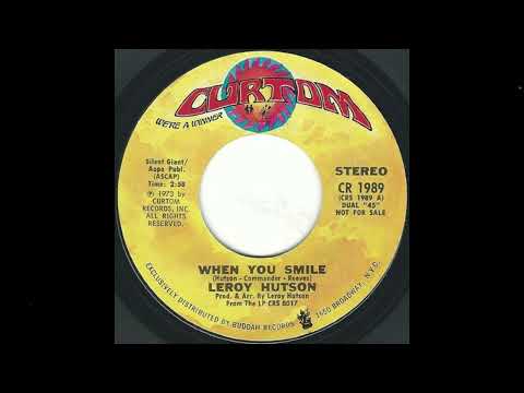 Leroy Hutson - When You Smile