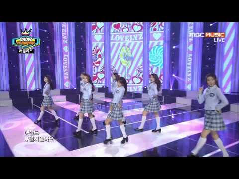 141126 Lovelyz 러블리즈 Candy Jelly Love@ Show Champion