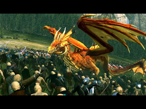 High Elves vs Vampire Counts - With zombies, skeletons and crypt horrors - WARHAMMER Cinematic