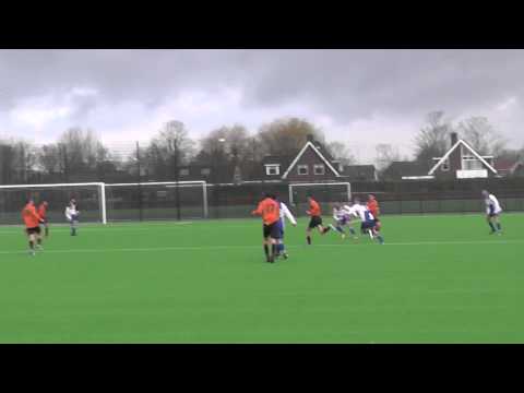 11 januari 2014 VV De Meern A1 - Elinkwijk A1 vr 2-4 Doelpunt Yassin, assist Dustin (2-2)