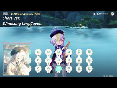 Genshin Windsong Lyre - Passion at 25:00 (Project Sekai) + Notes