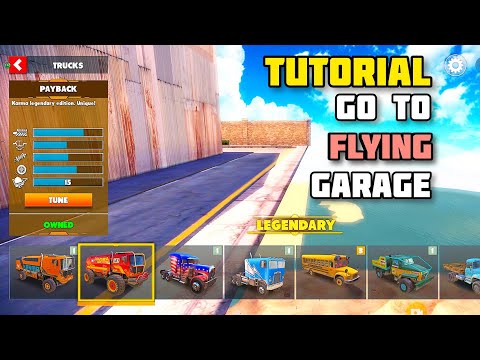 TUTORIAL HOW TO GO TO THE FLYING GARAGE | OFF THE ROAD OPEN WORLD DRIVING GAME