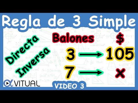🟦 Simple Rule of 3 (Direct and Inverse) | Video 3