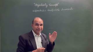 Objectivity Concept | Accounting Principle |In English | MBA A C Bhardwaj
