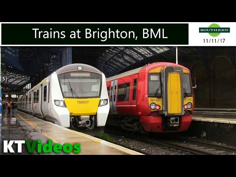 Trains at Brighton, BML - 11/11/17