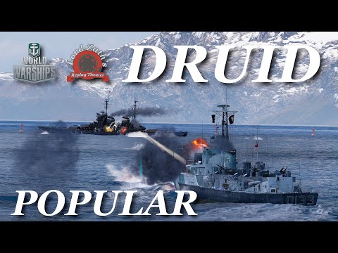 Popular - Druid Tier 10 British DD with Sone_mg and tcfreer Warrior's Path World of Warships