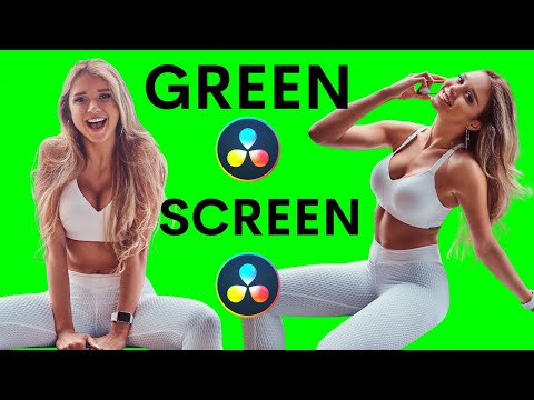 EASY GREEN SCREEN Davinci Resolve 17 - Beginner Tutorial