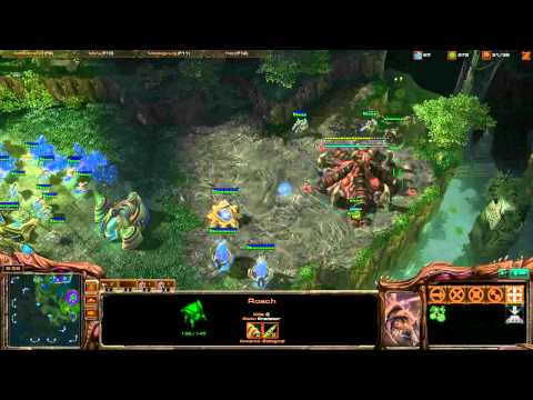 Destiny (Z) vs. PiQLiQ (P) [Game 4] (Part 1/2) - Starcraft 2 Ladder