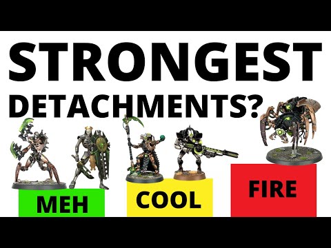 Strongest Necrons Detachments Tier List - Best and Worst in Game? Necron Codex Strategy