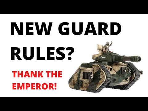 REACTING to New Imperial Guard Leaks - Toughness 9 Tanks?