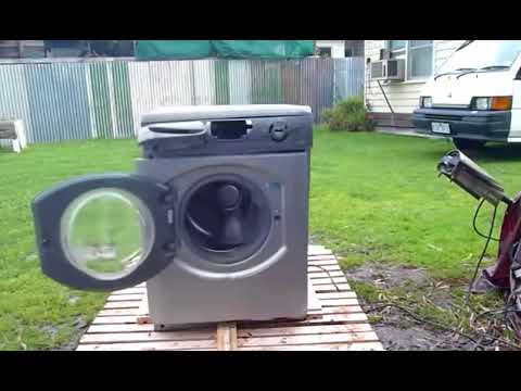 washing machine self destruct but it becomes super damn fast