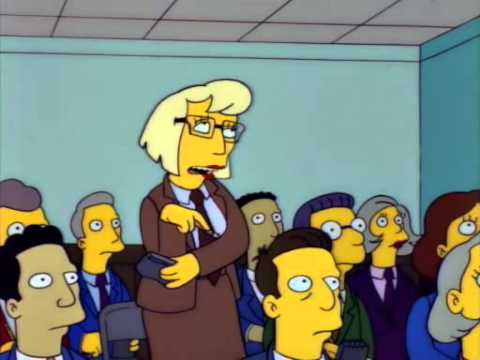 Deep Space Homer Planet of the Apes scene