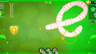 “BIGGEST WORM WINS the Game! | Worm Zone Best Gameplay”☠️