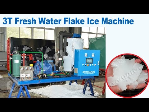 Focusun 3 tons fresh water flake ice maker