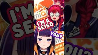 IRys Really Introduced Herself As A Seiso One In Front Of Ina #hololive #vtuber #irys #ina #shorts