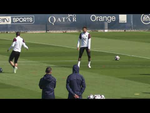 ENTRAINEMENT VEILLE DE PSG - CITY 1/2 FINALE ALLER DE LIGUE DES CHAMPIONS