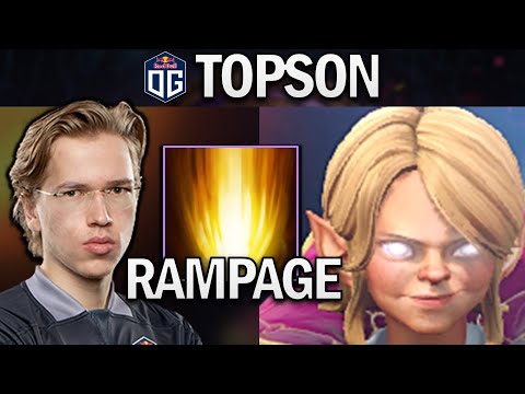 OG.TOPSON INVOKER - CATACLYSM RAMPAGE - DOTA 2 7.27 GAMEPLAY