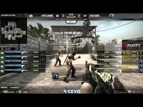 OpTic Gaming vs Team Liquid Map 2 CEVO GFINITY S9 Pro League Qualifer 1