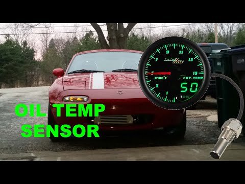 Oil Temp Gauge Install