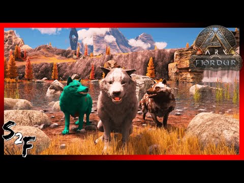 Taming Some R-Dire Wolves!! - Episode 42 - ARK: Fjordur Series