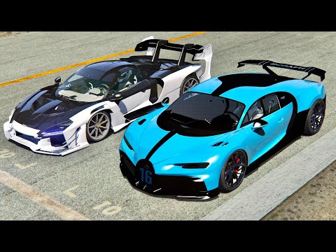 McLaren Senna GTR vs Bugatti Chiron Pur Sport - Spa