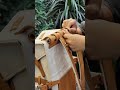 Vintage backpack made of oil wax canvas and vegetable tanned leather#shorts #bagmaking #handbags