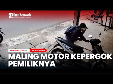 Percobaan Maling Motor Digagalkan Pemilik di Pondok Aren