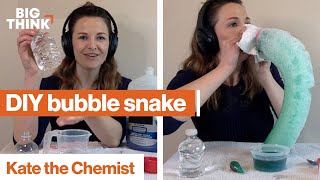 Chemistry for kids: Make a DIY bubble snake! | Kate the Chemist | Big Think